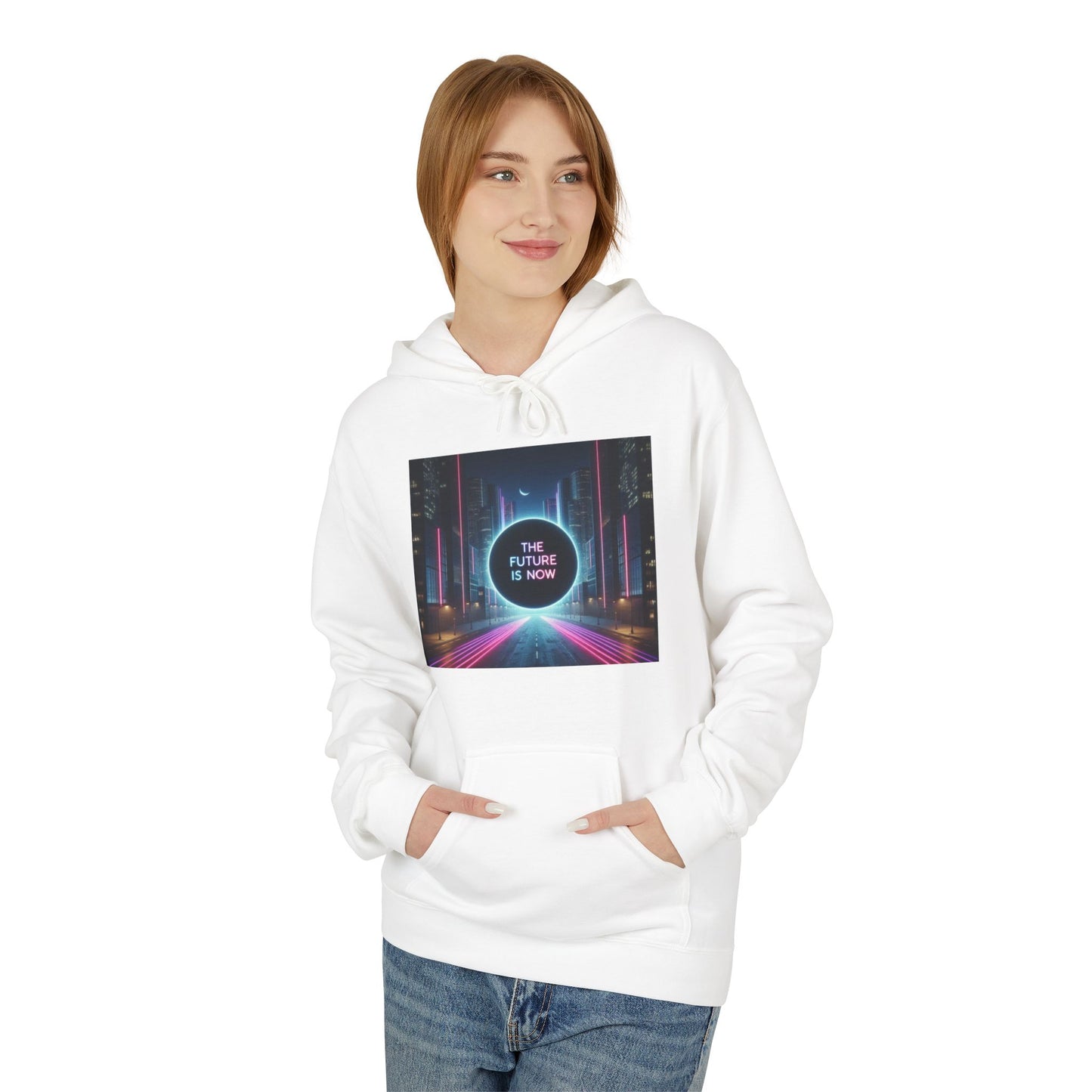 The Future Is Now Unisex Softstyle Hoodie