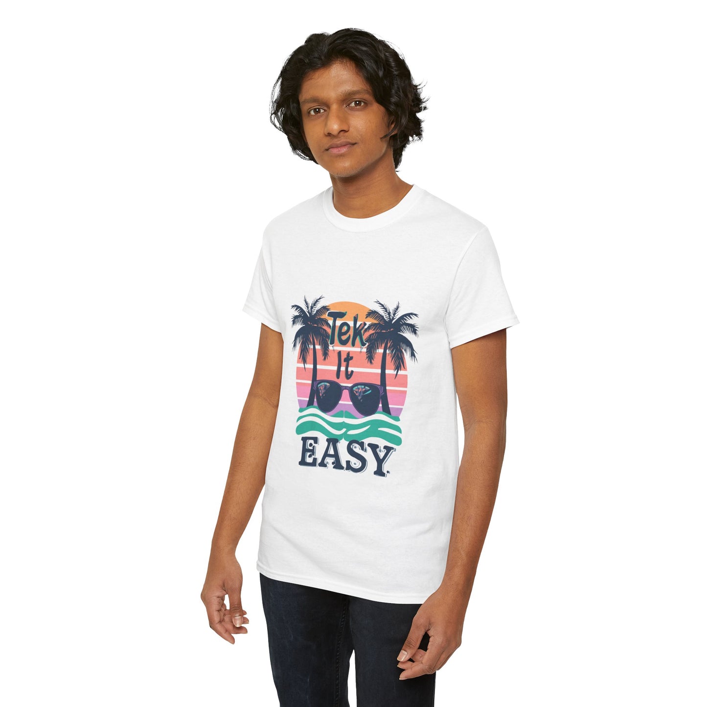 Tek It Easy T-Shirt — Funny Relaxed Vibe Tee