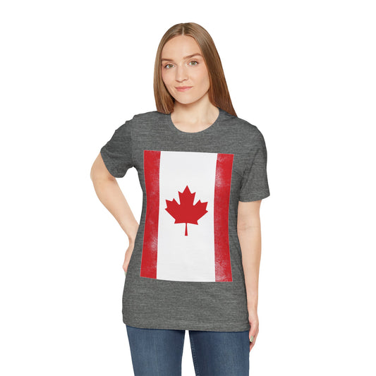Canada Flag Unisex Jersey Short Sleeve Tee