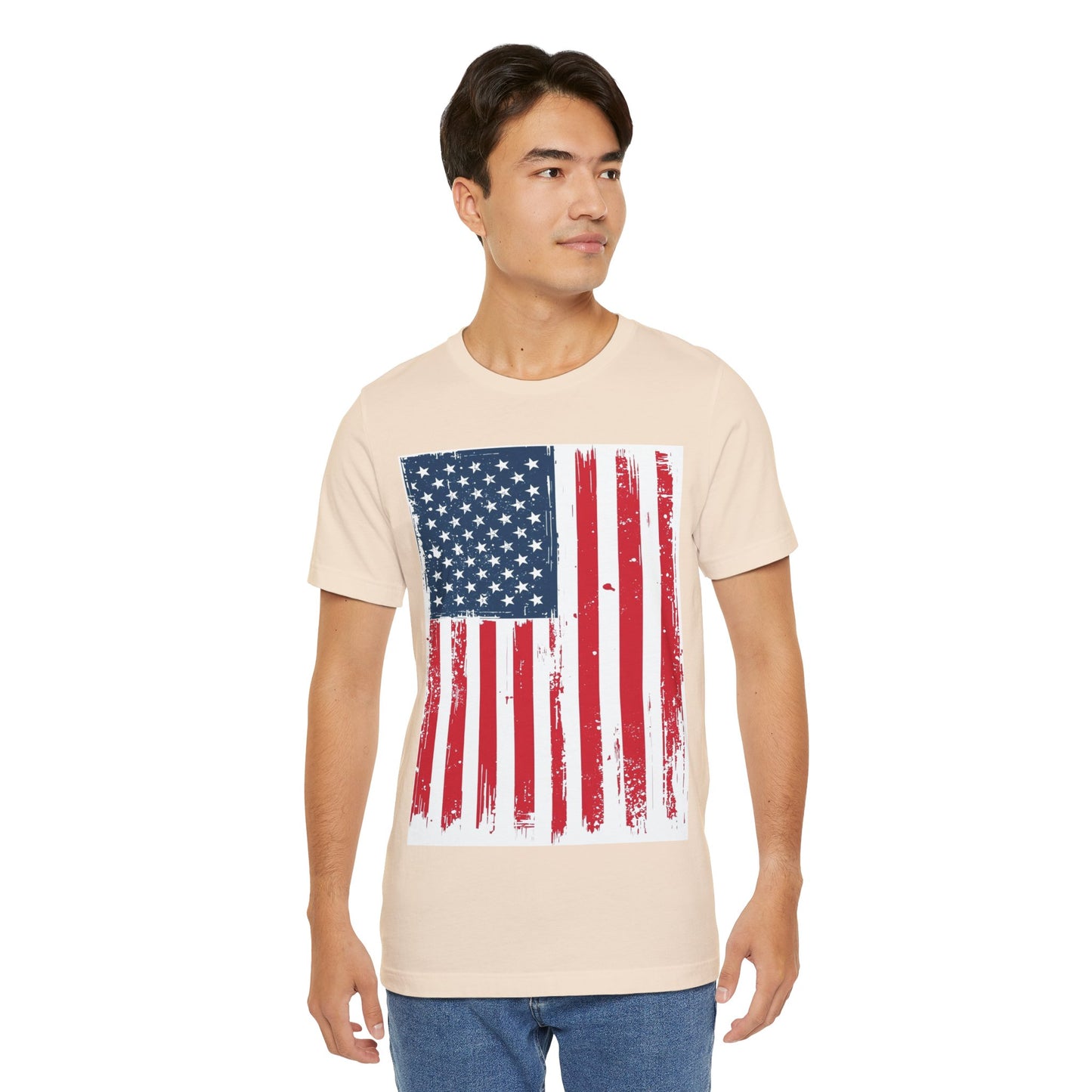 Camiseta Unisex Patriótica - Camisa de Bandera Americana Estilo Grunge, Ropa del Día de la Independencia, Celebración del 4 de Julio, Ropa Casual de Verano, Regalo para [...]