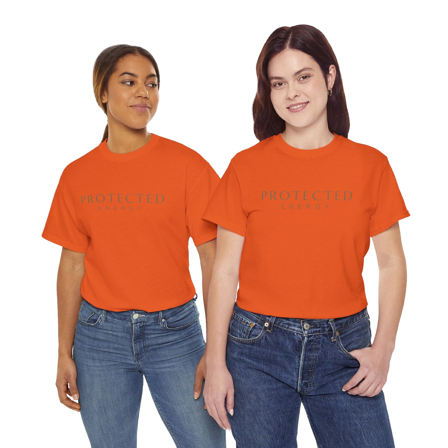 Protected Energy T‑Shirt — Minimalist Spiritual Tee
