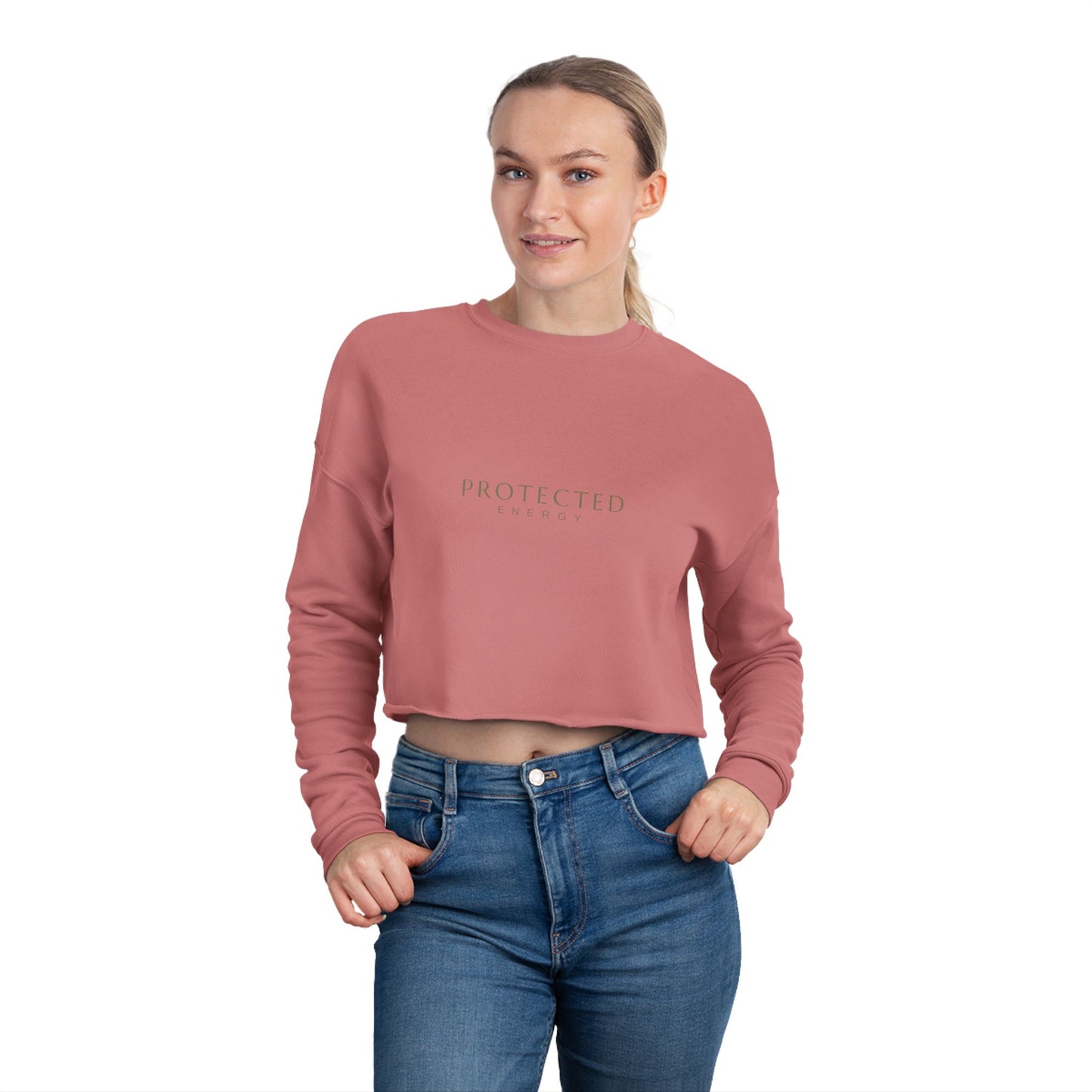 Protected Energy Cropped Women's Sweatshirt