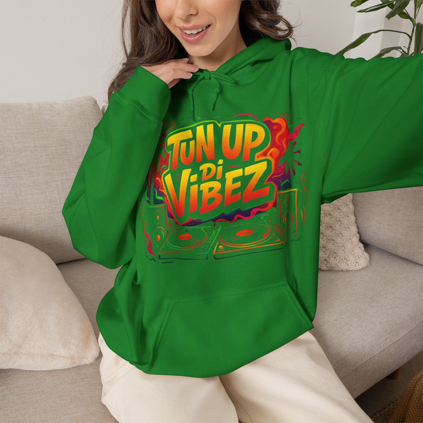 Tun Up Di Vibez Hoodie