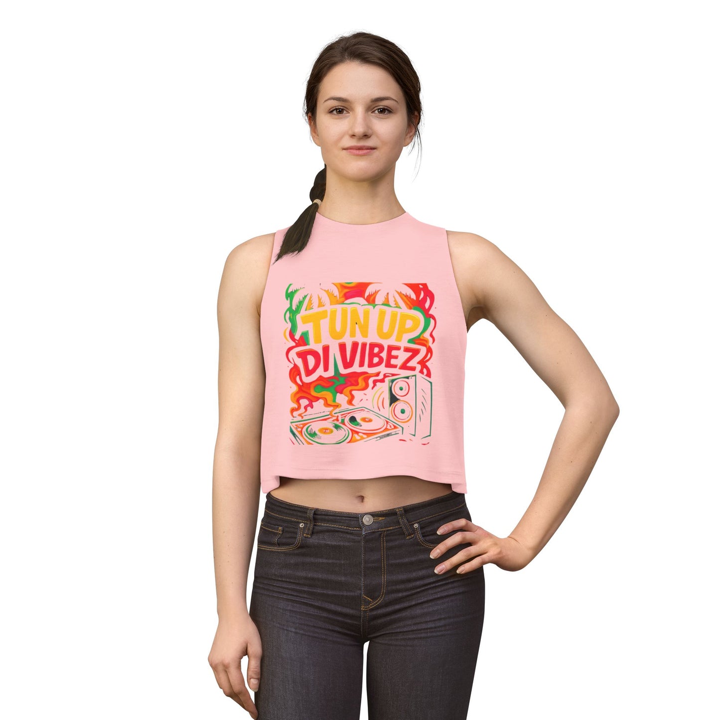 Tun Up Di Vibes Crop Top