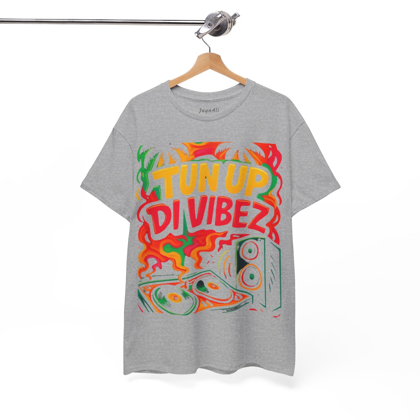 Tun Up Di Vibes T-Shirt — Caribbean Party Reggae Festival Tee