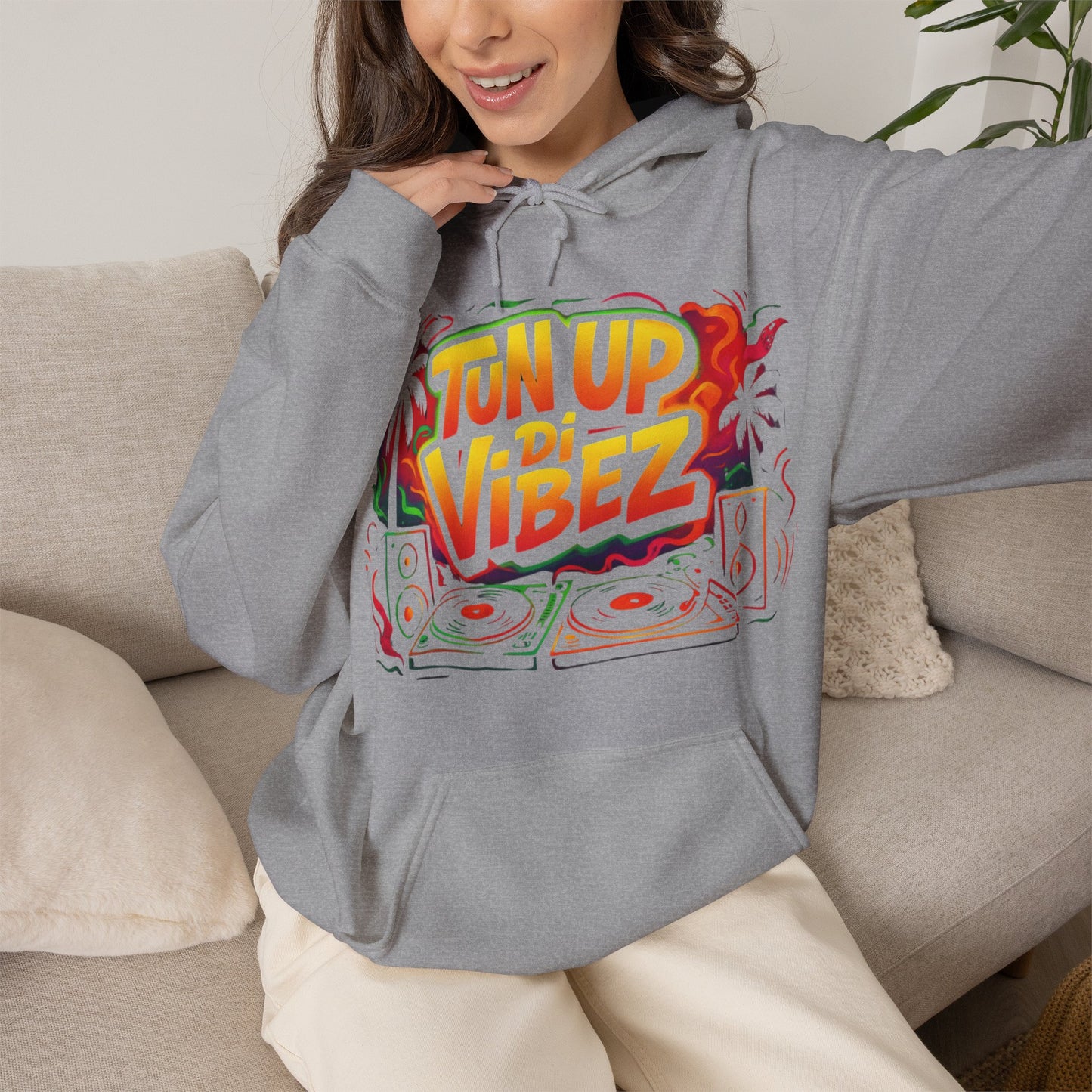 Tun Up Di Vibez Hoodie