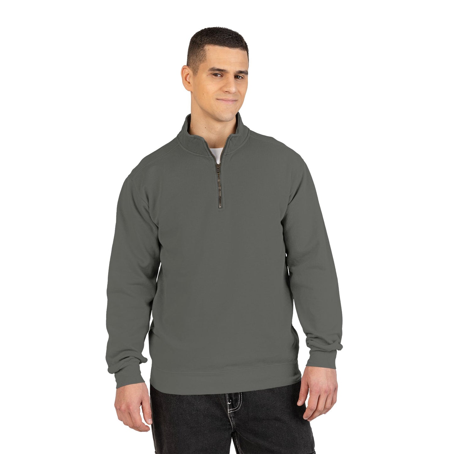 Quarter-Zip Sweatshirt — Unisex Casual Pullover