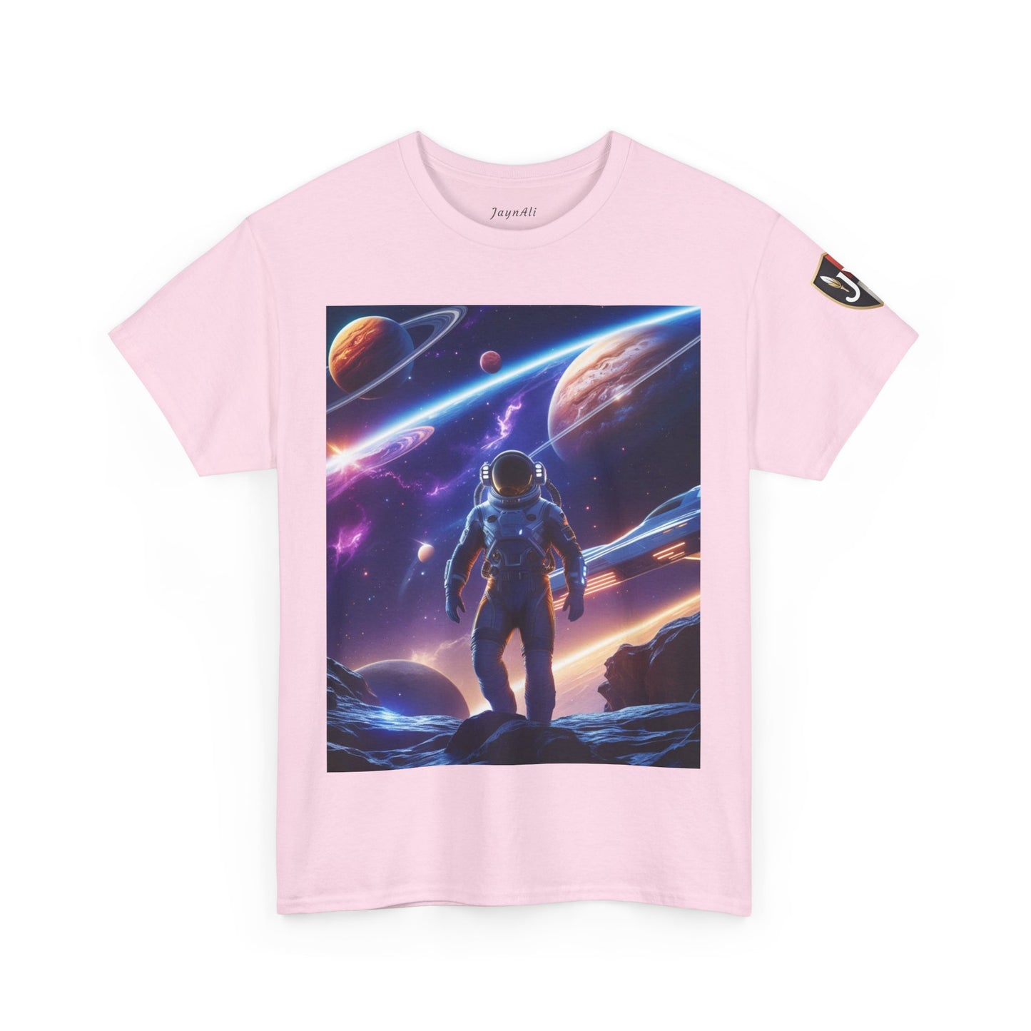 Space Scene Unisex Heavy Cotton Tee