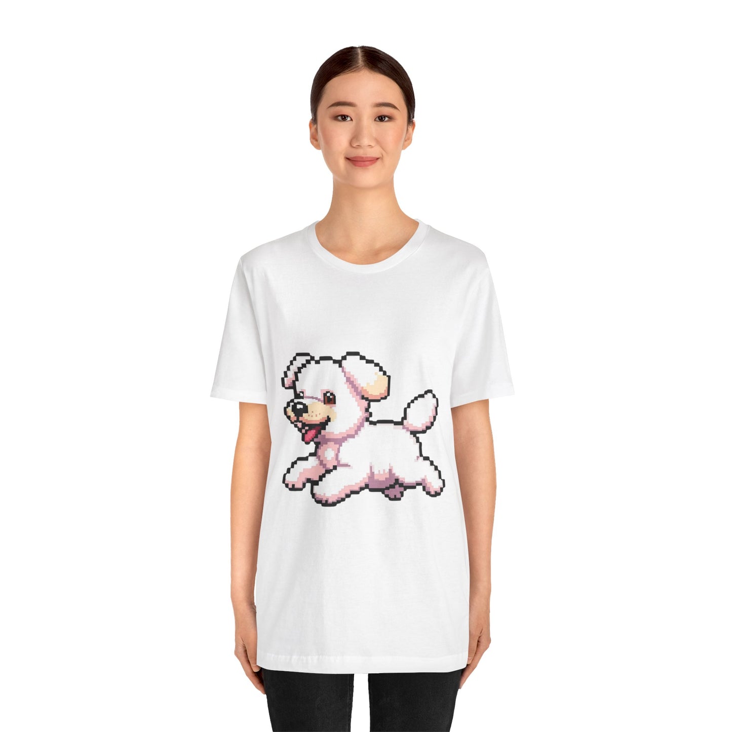 Cute Puppy Graphic Tee, Dog Lover T-Shirt, Gift for Pet Owners, Casual Everyday Wear, Perfect for Birthdays and Animal Lovers