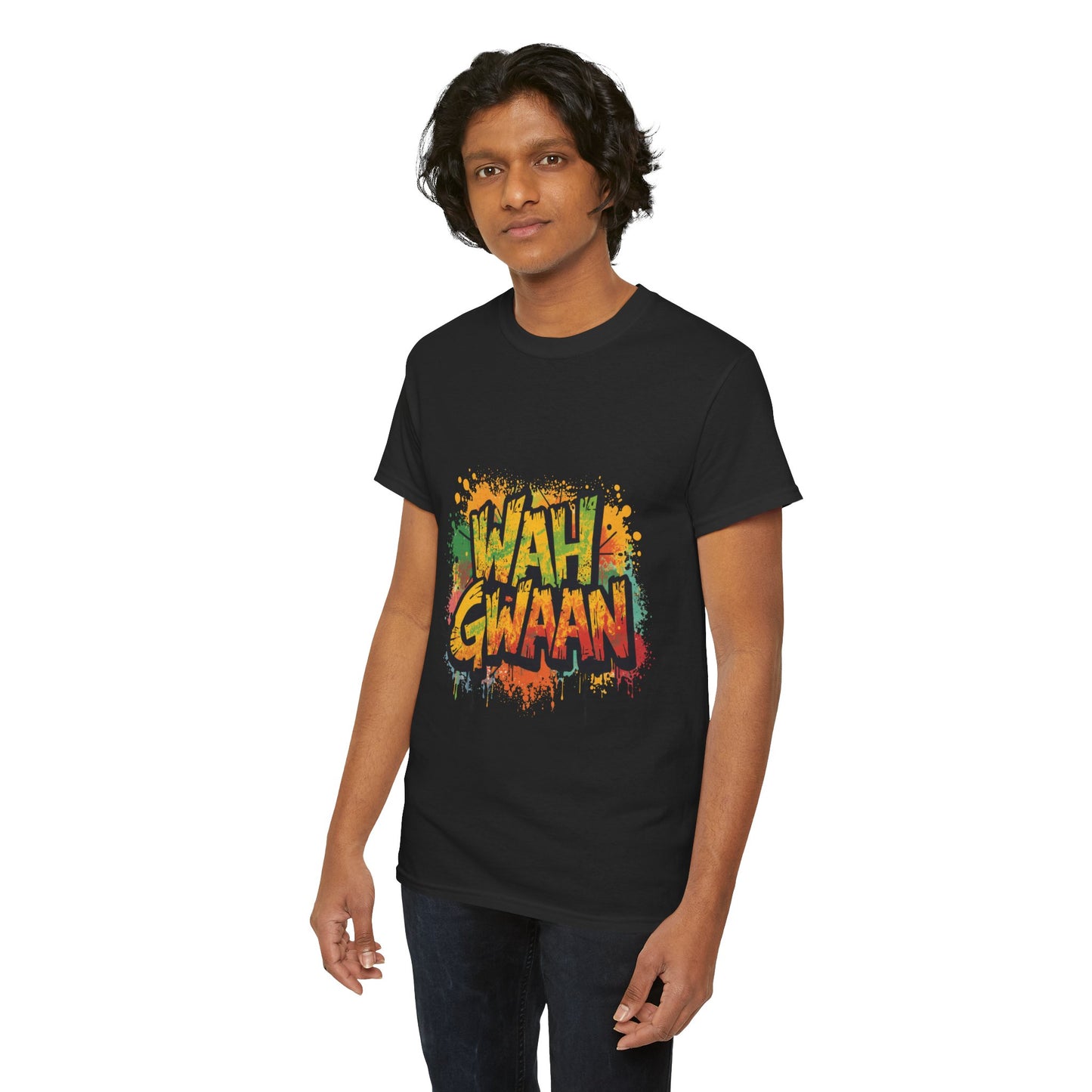 Wah Gwaan Graphic T-Shirt — Casual Jamaican Phrase Tee