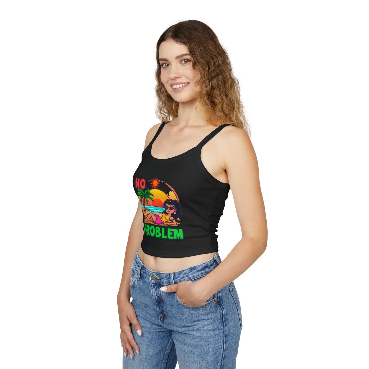 No Problem Women's Tank Top – Spaghetti Strap Summer Casual