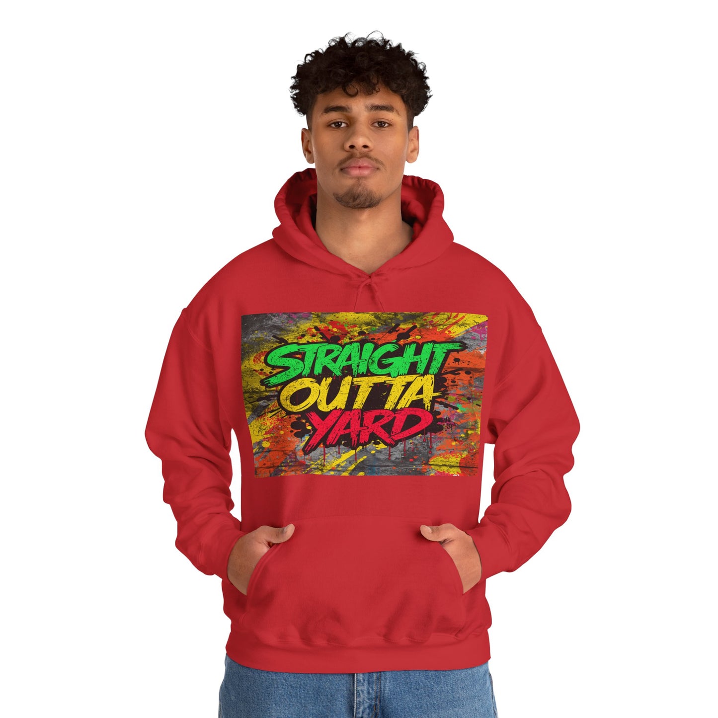 Straight Outta Yard Hoodie — Funny Gardening & Backyard Work Hoodie