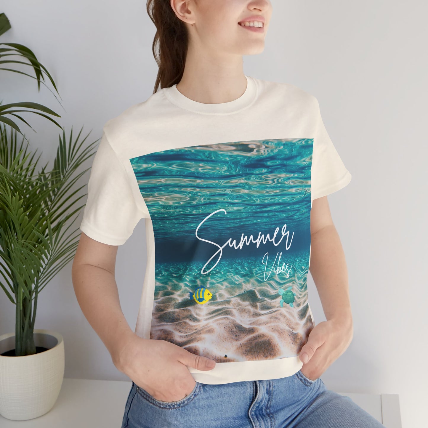 Summer Vibe Graphic Tee - Unisex Heavy Cotton Shirt for Him or Her