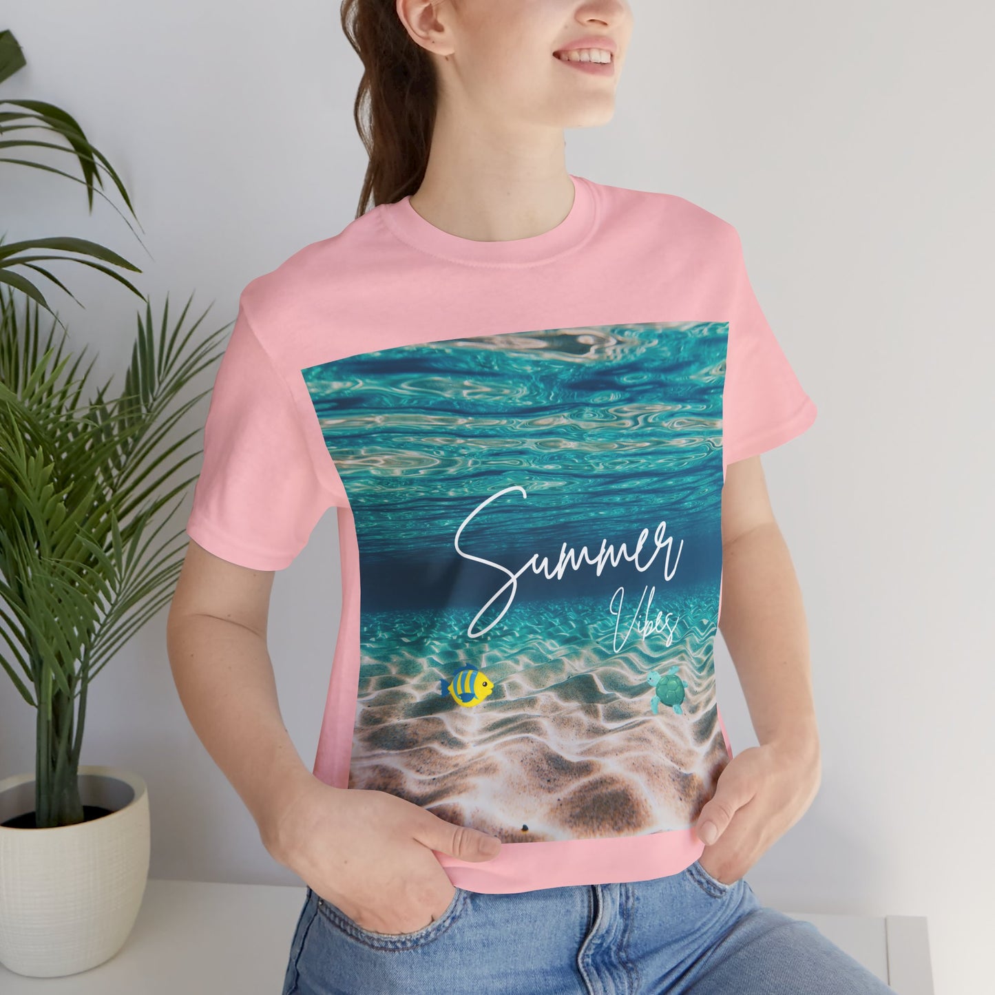 Summer Vibe Graphic Tee - Unisex Heavy Cotton Shirt for Him or Her