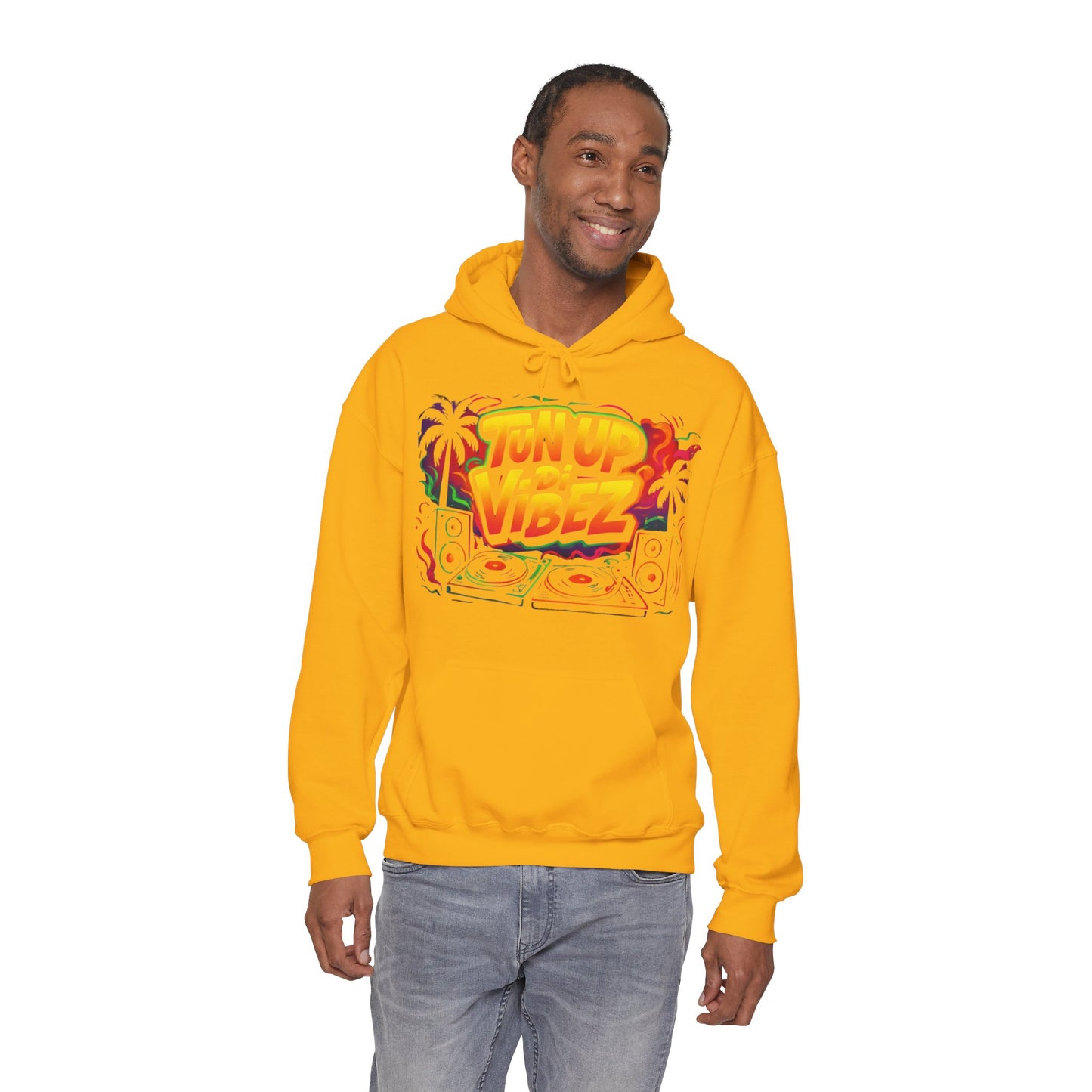 Sudadera con capucha "Tun Up Di Vibez"
