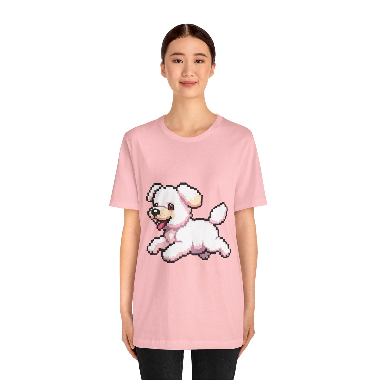 Cute Puppy Graphic Tee, Dog Lover T-Shirt, Gift for Pet Owners, Casual Everyday Wear, Perfect for Birthdays and Animal Lovers