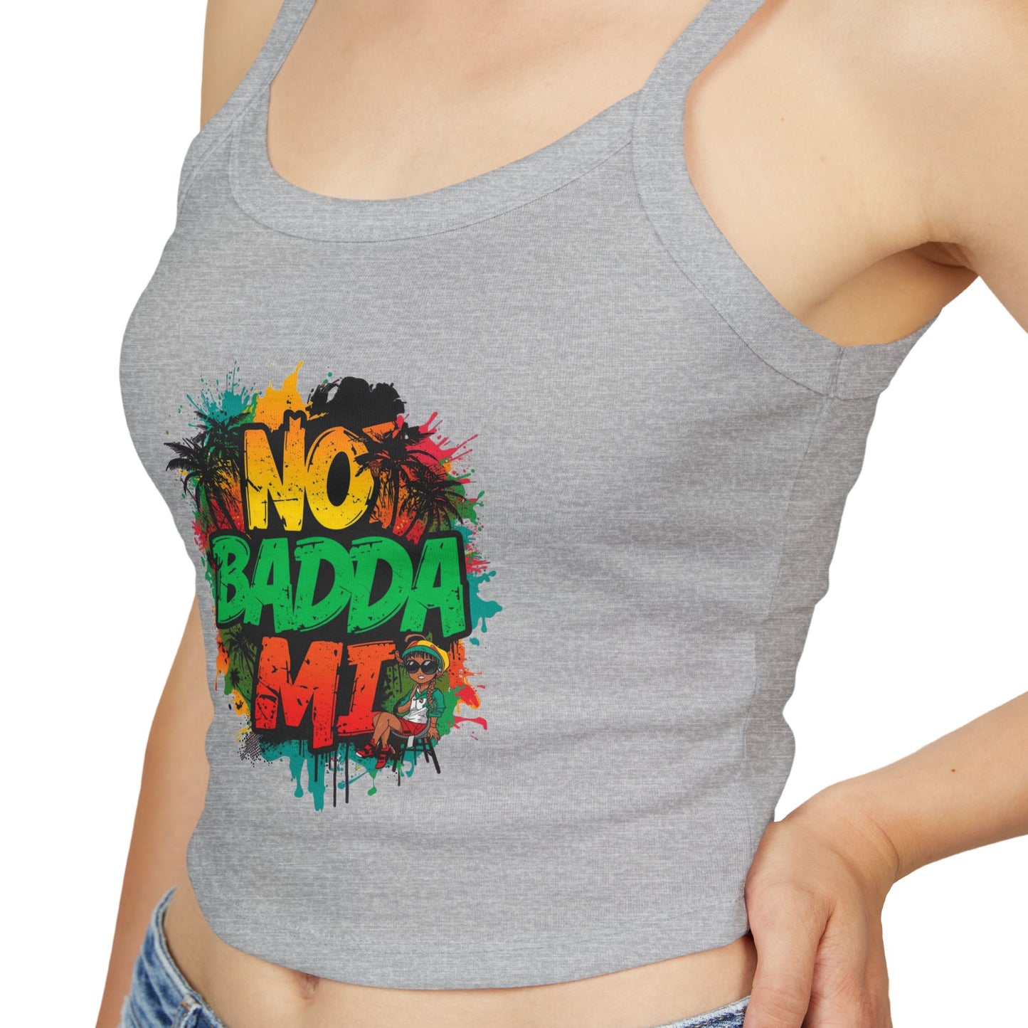 No Badda Mi Women's Tank Top — Spaghetti Strap Casual Summer Tee
