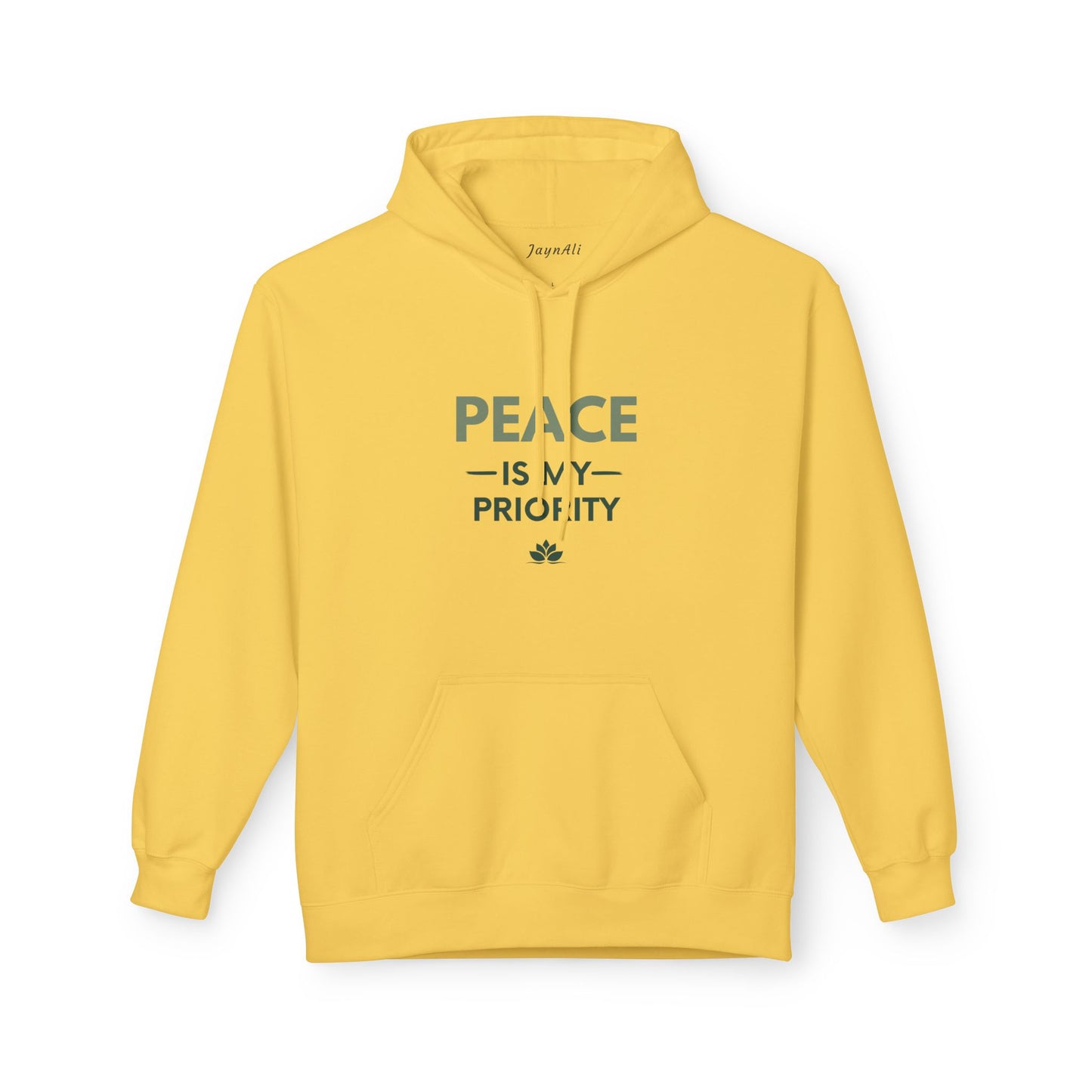Peace Priority Hoodie - Unisex Fleece Sweatshirt