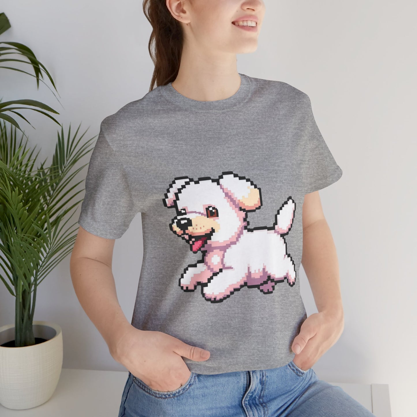 Cute Puppy Graphic Tee, Dog Lover T-Shirt, Gift for Pet Owners, Casual Everyday Wear, Perfect for Birthdays and Animal Lovers