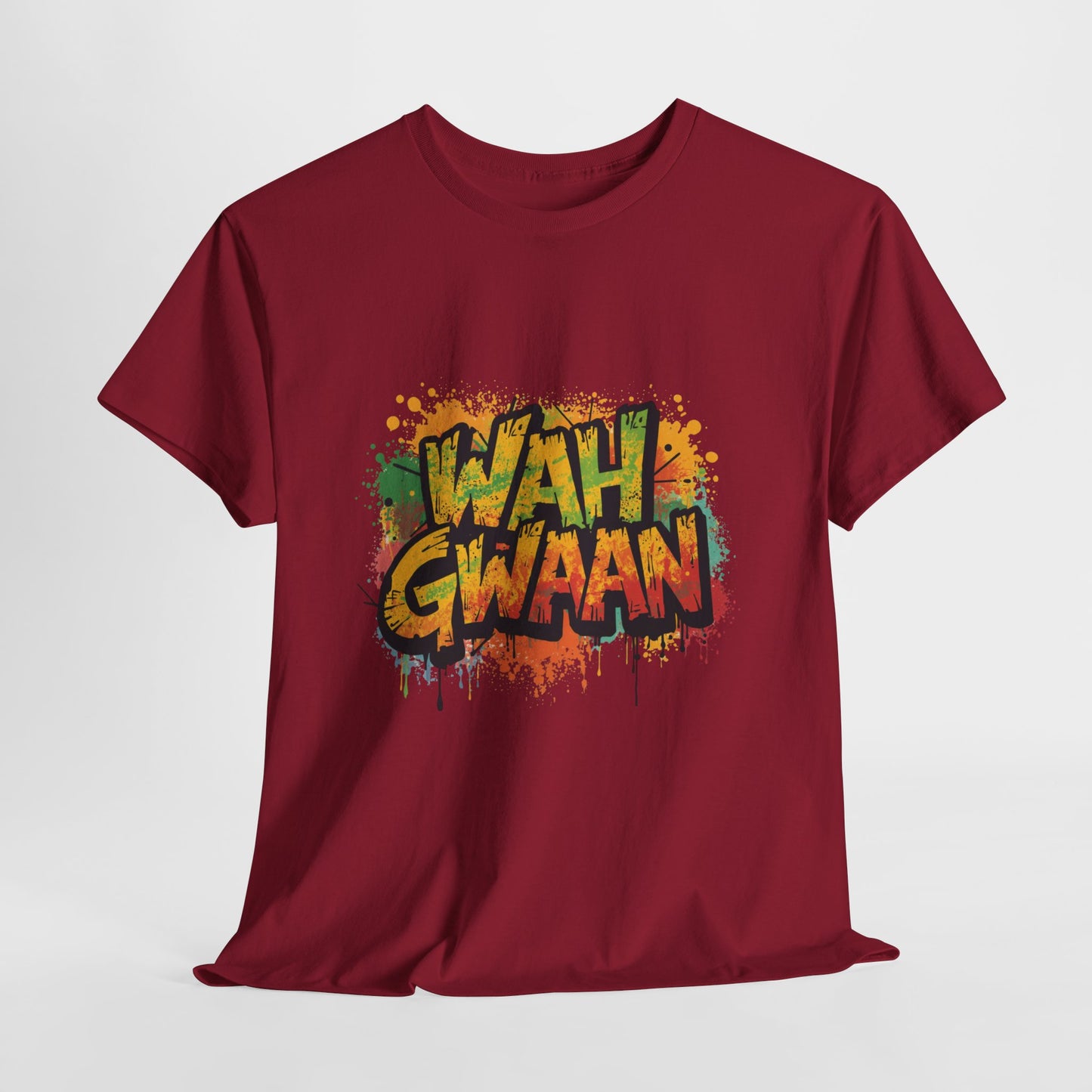 Wah Gwaan Graphic T-Shirt — Casual Jamaican Phrase Tee