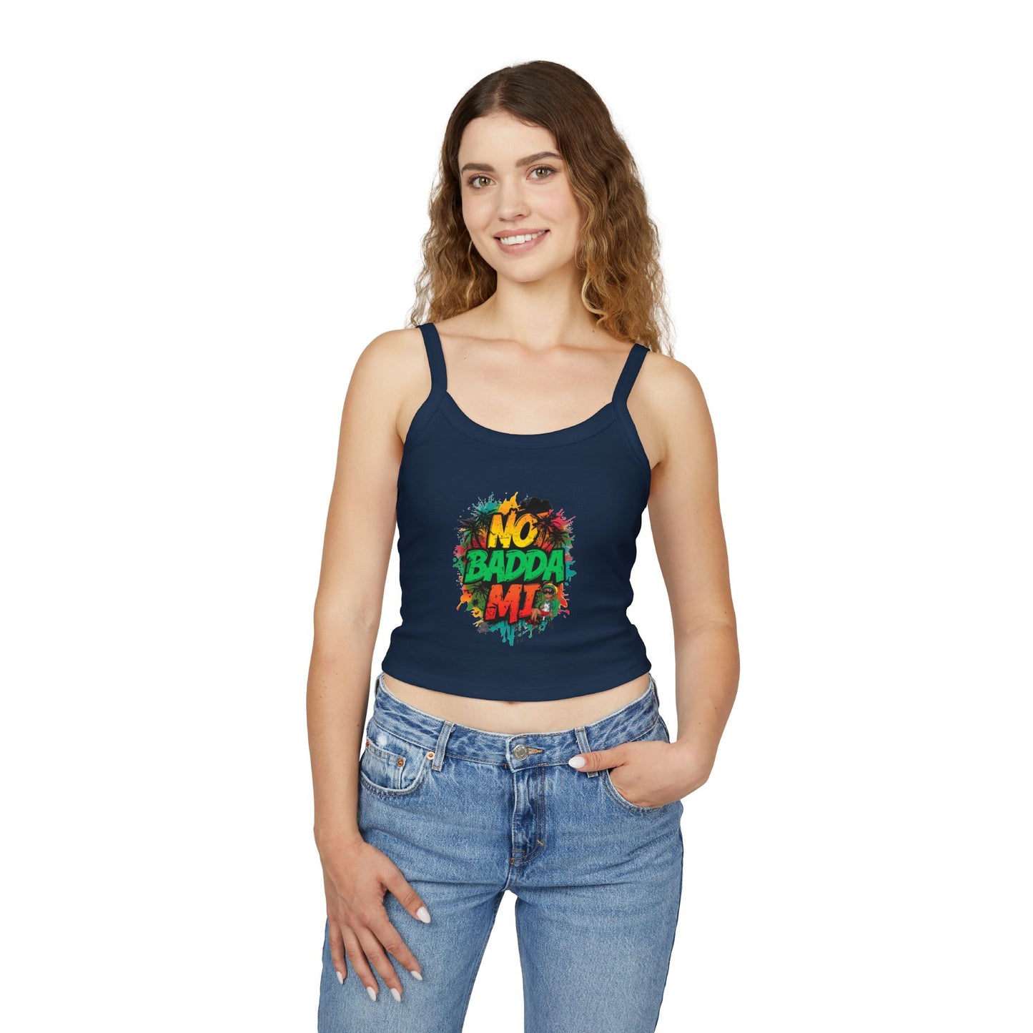 No Badda Mi Women's Tank Top — Spaghetti Strap Casual Summer Tee