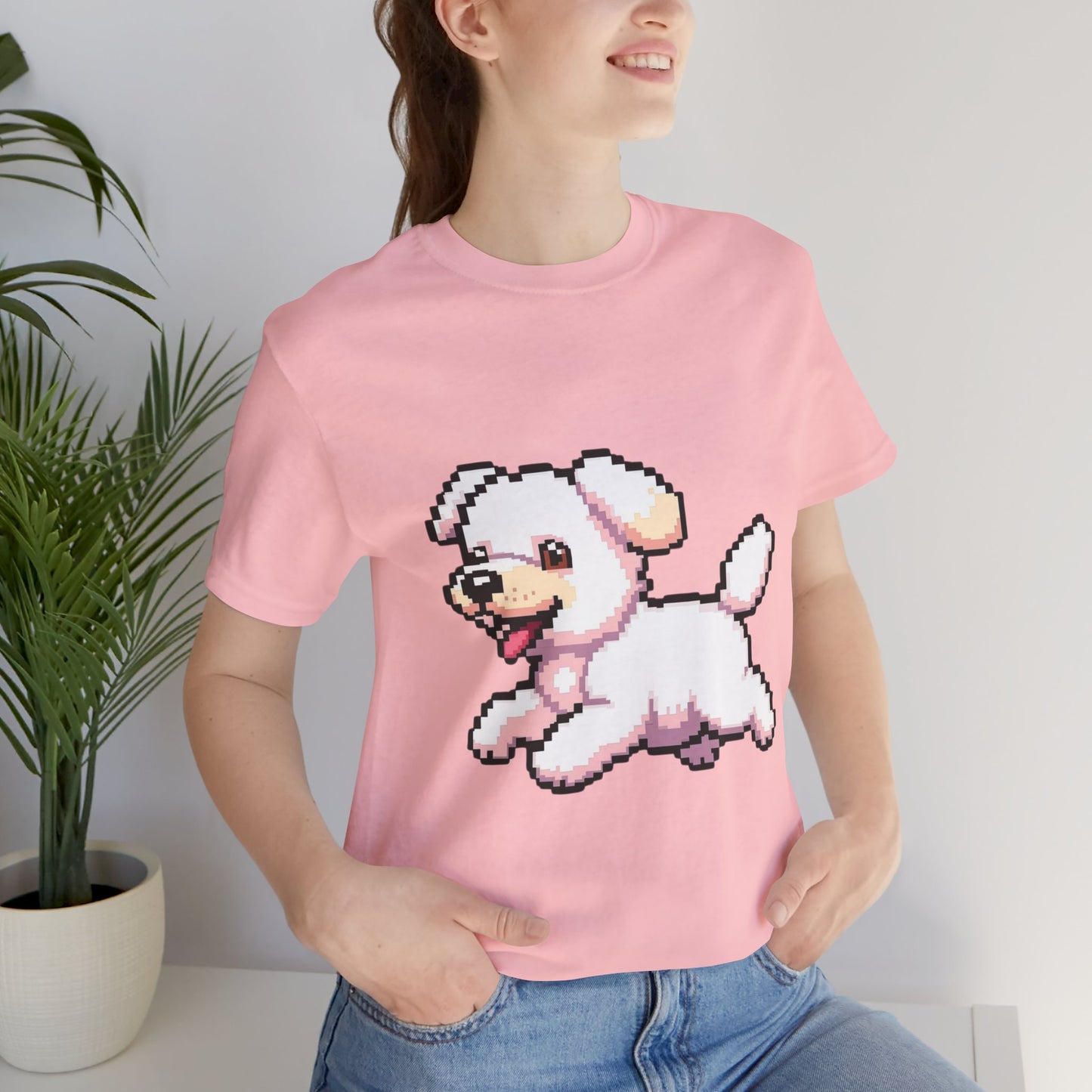 Cute Puppy Graphic Tee, Dog Lover T-Shirt, Gift for Pet Owners, Casual Everyday Wear, Perfect for Birthdays and Animal Lovers