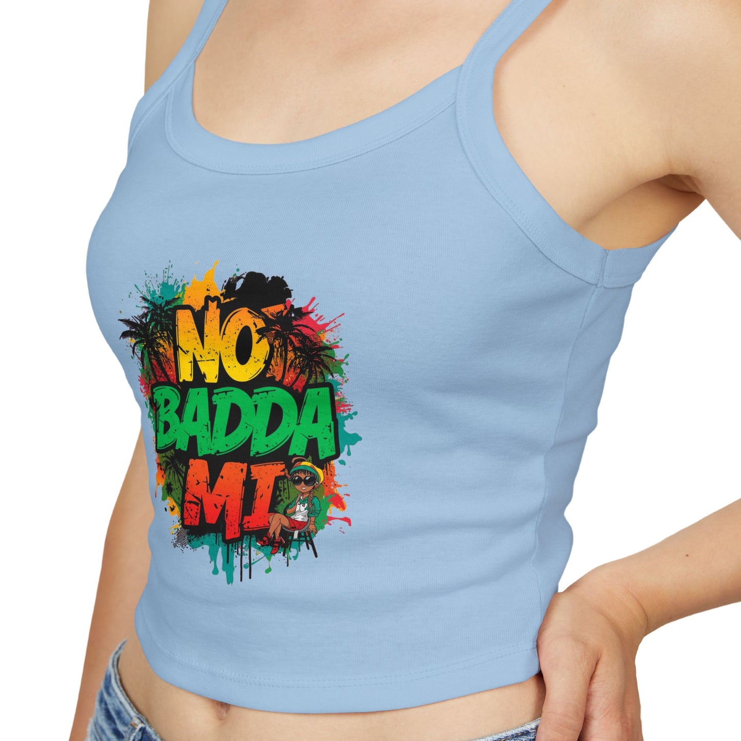 No Badda Mi Women's Tank Top — Spaghetti Strap Casual Summer Tee