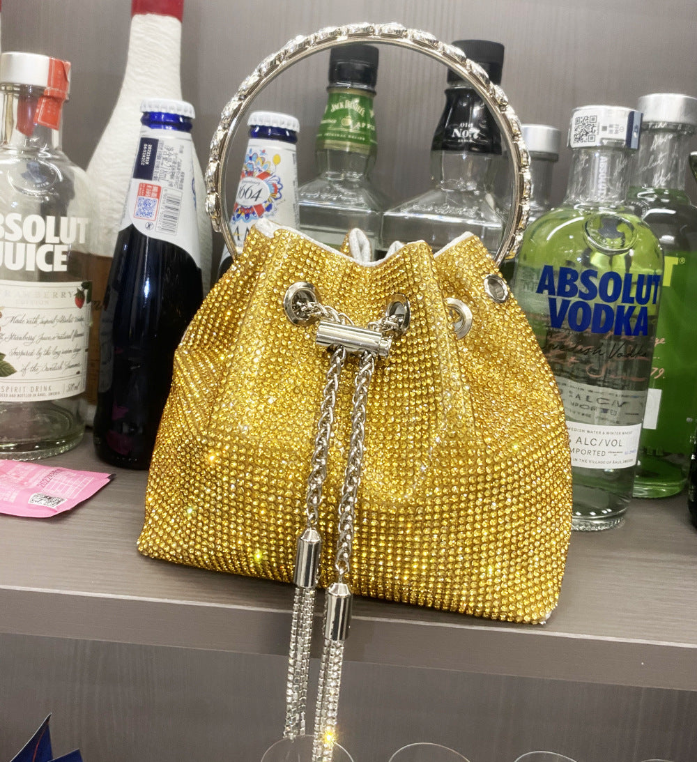 Luxury Shiny Diamond Handbag for Women | Elegant European & American Evening Purse