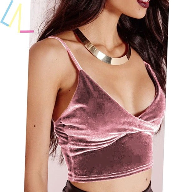 Sexy Summer Crop Tube Top – Women’s Camis Fitness Tank