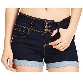 Women’s Waist-Tight Elastic Denim Shorts – Casual Summer Hot Pants