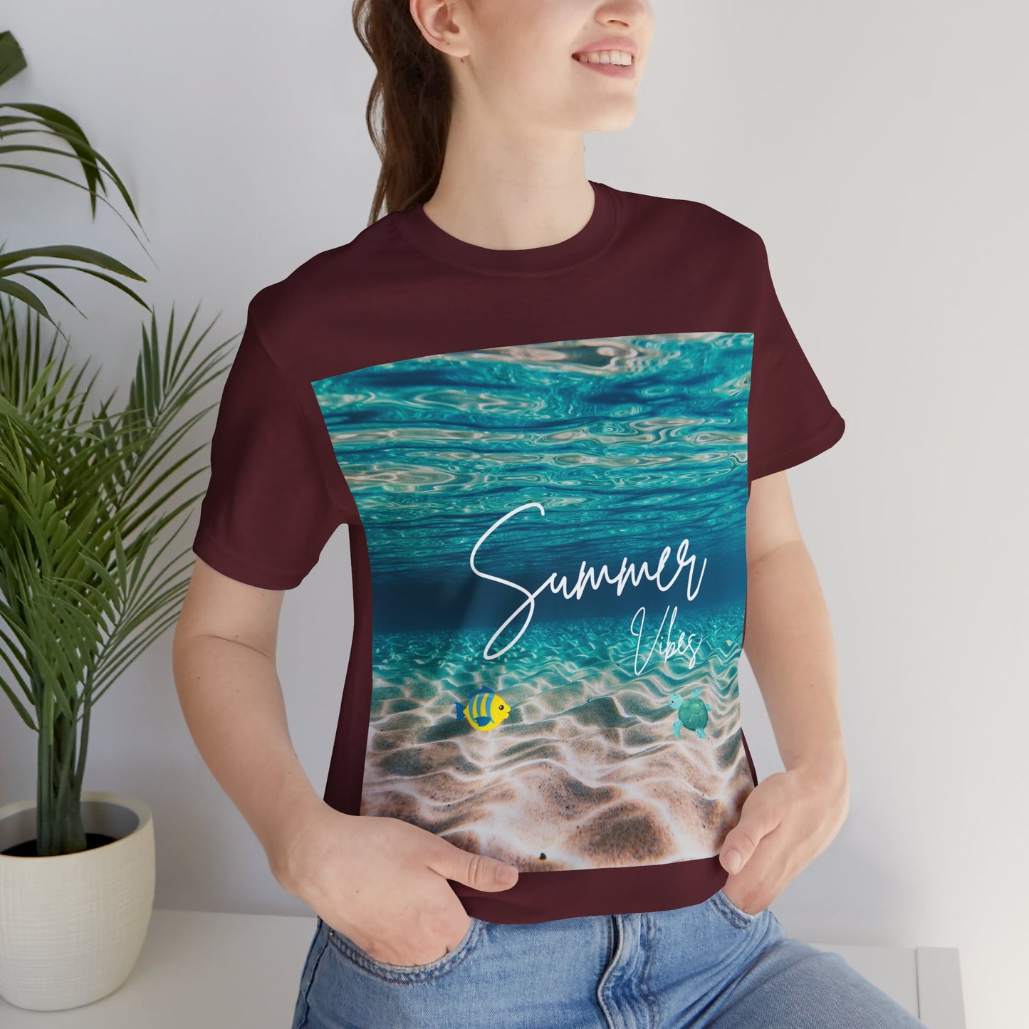Summer Vibe Graphic Tee - Unisex Heavy Cotton Shirt for Him or Her