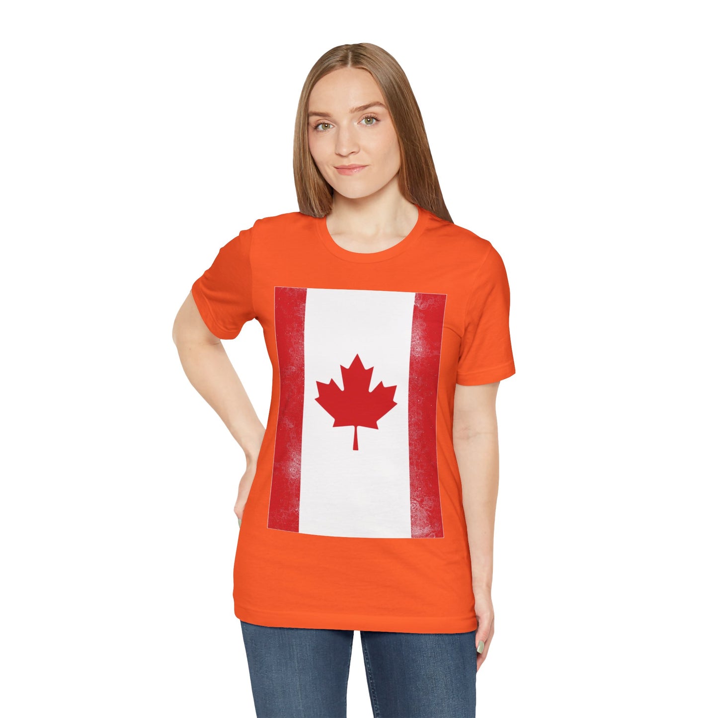 Canada Flag Unisex Jersey Short Sleeve Tee
