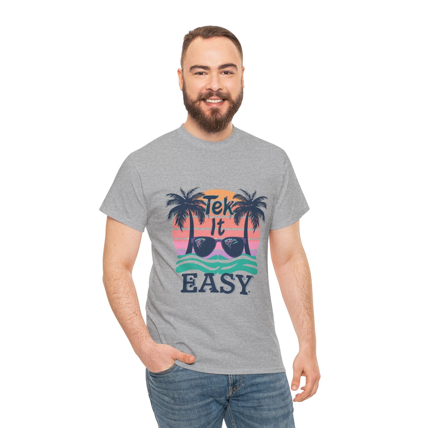 Tek It Easy T-Shirt — Funny Relaxed Vibe Tee