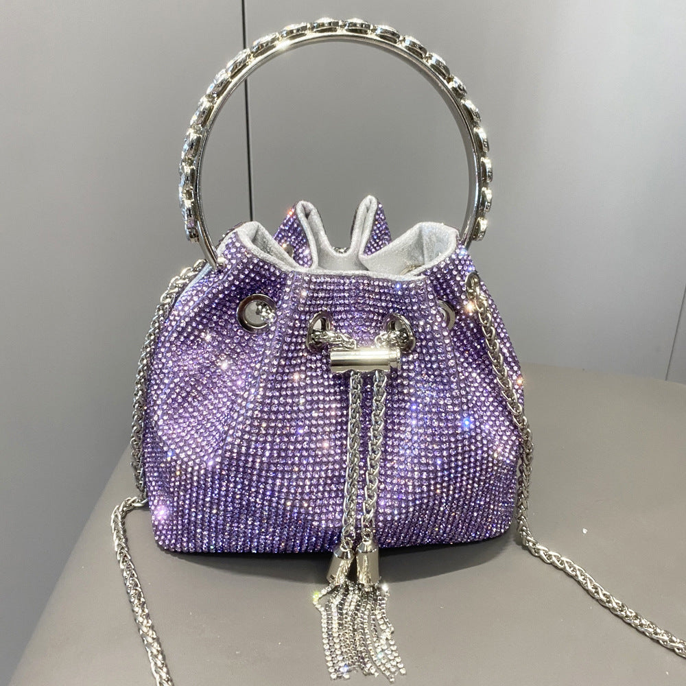 Luxury Shiny Diamond Handbag for Women | Elegant European & American Evening Purse