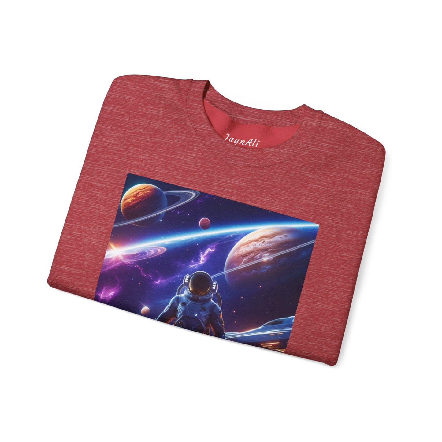 Cosmic Explorer Crewneck Sweatshirt - Space Design, Gift for Astronomy Lovers