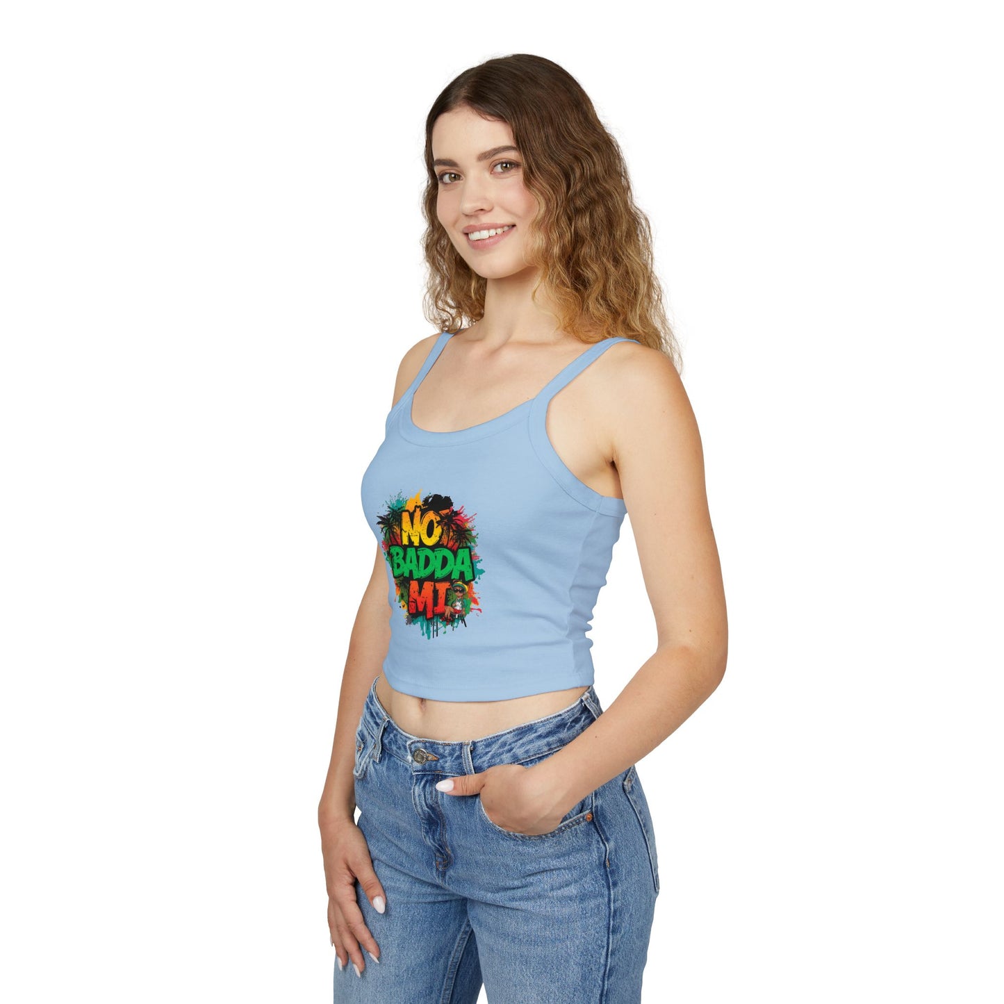 No Badda Mi Women's Tank Top — Spaghetti Strap Casual Summer Tee