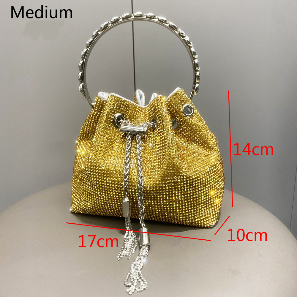 Luxury Shiny Diamond Handbag for Women | Elegant European & American Evening Purse