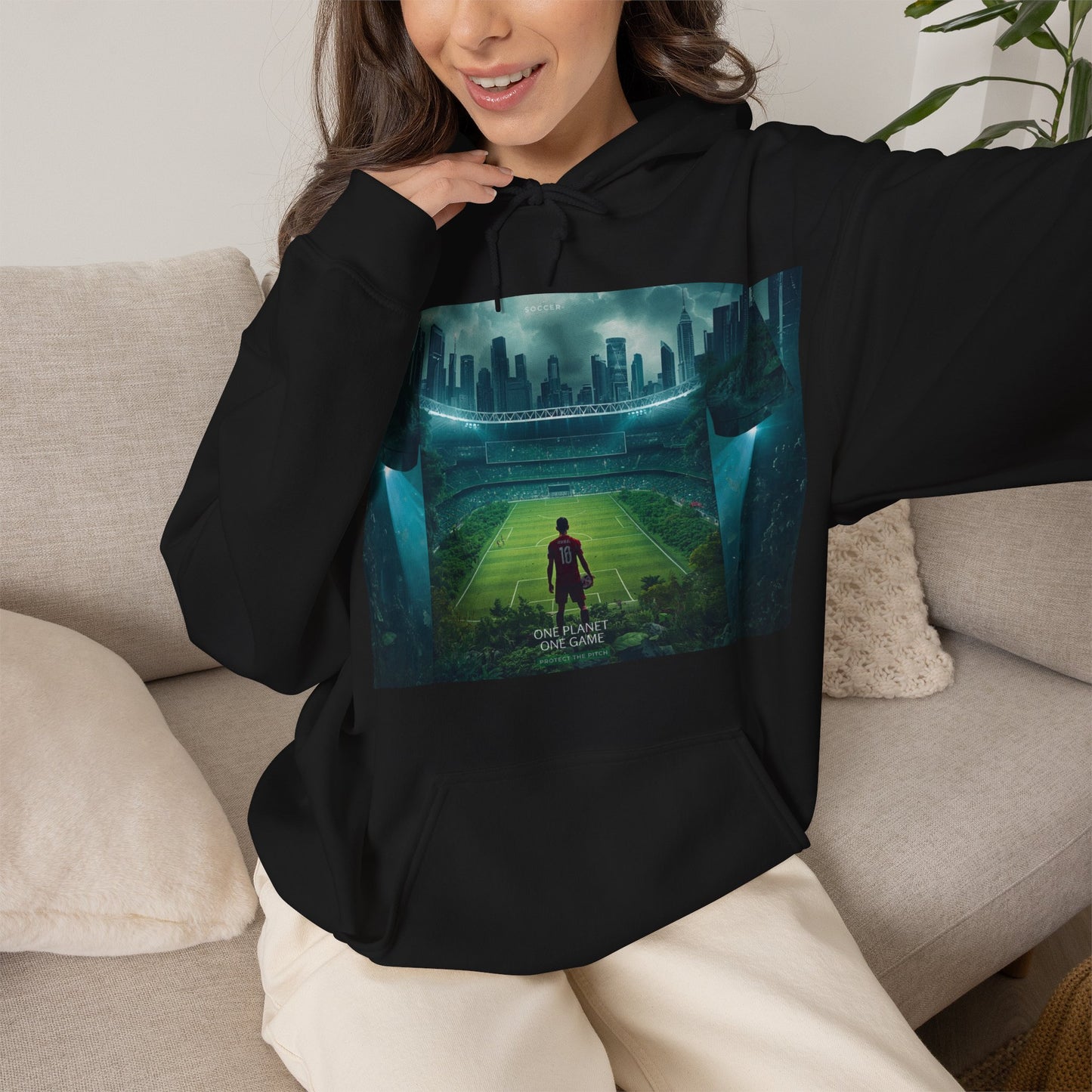 One Planet, One Game Hoodie | Global Soccer Unity Hoodie