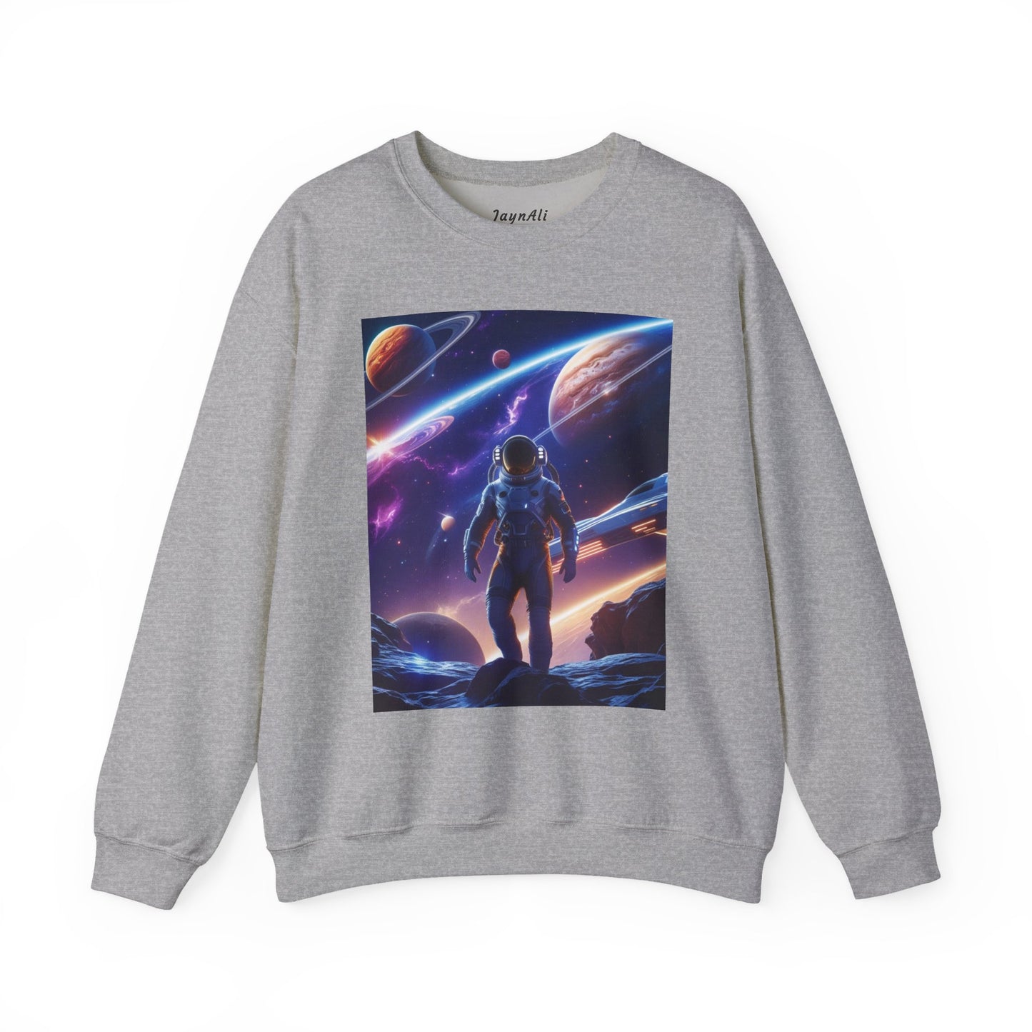 Cosmic Explorer Crewneck Sweatshirt - Space Design, Gift for Astronomy Lovers