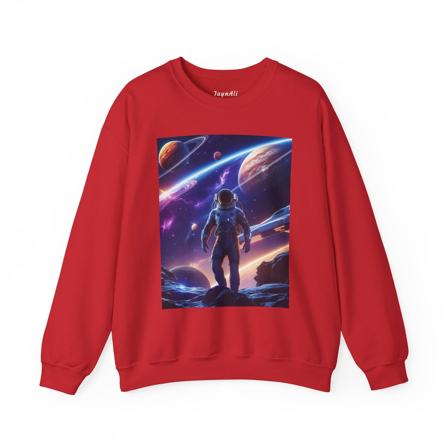 Cosmic Explorer Crewneck Sweatshirt - Space Design, Gift for Astronomy Lovers