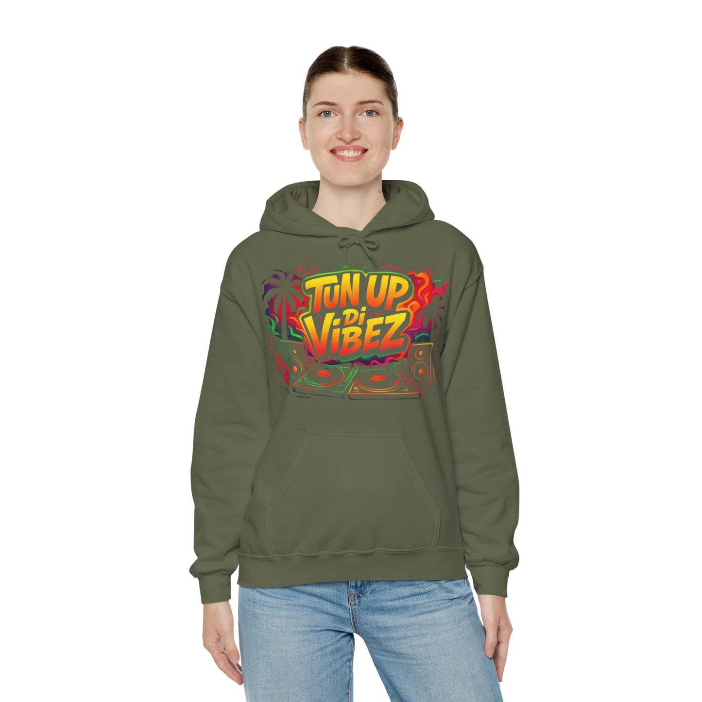 Sudadera con capucha "Tun Up Di Vibez"