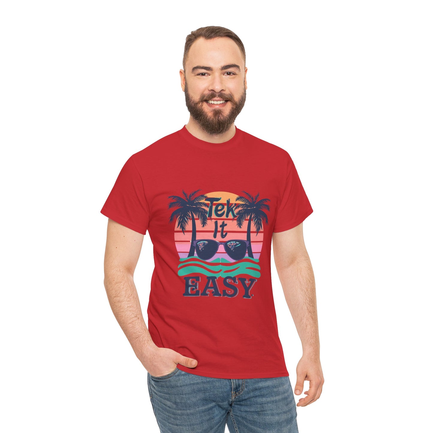 Tek It Easy T-Shirt — Funny Relaxed Vibe Tee
