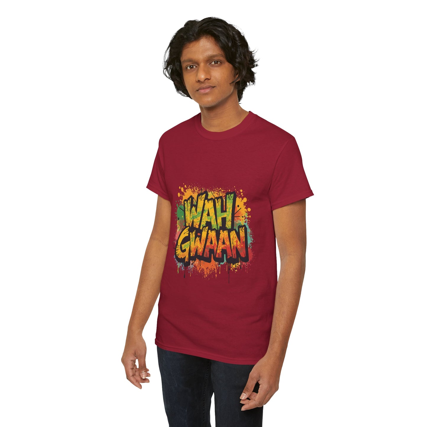 Wah Gwaan Graphic T-Shirt — Casual Jamaican Phrase Tee