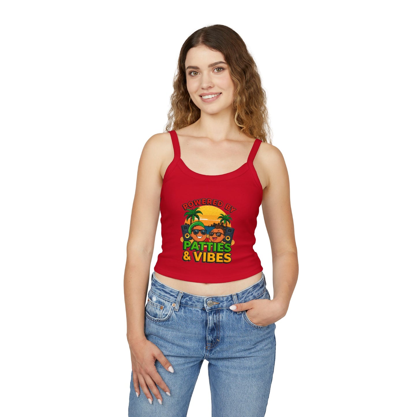 Patties and Vibes Women's Tank Top — Fun Foodie Summer Tank