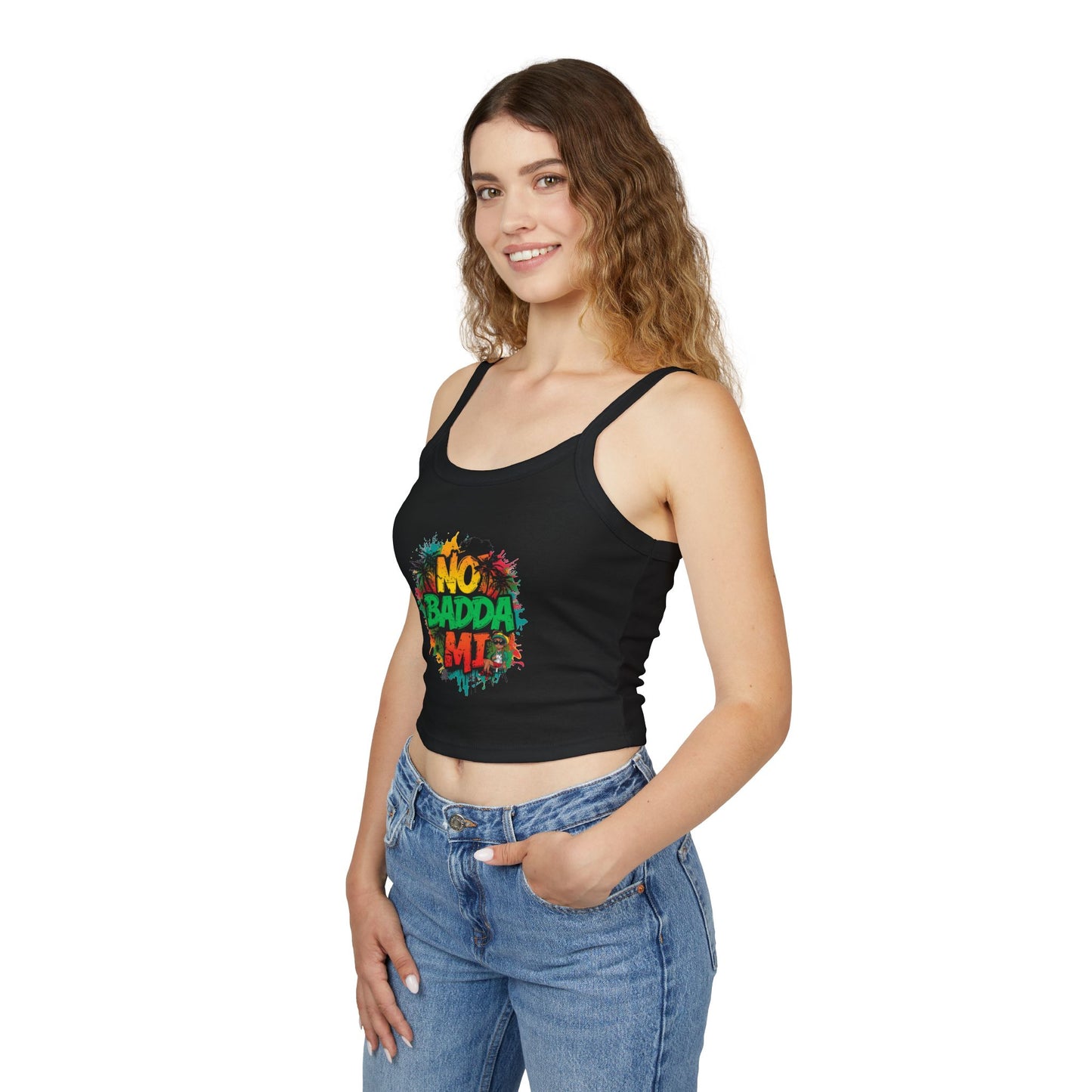 No Badda Mi Women's Tank Top — Spaghetti Strap Casual Summer Tee