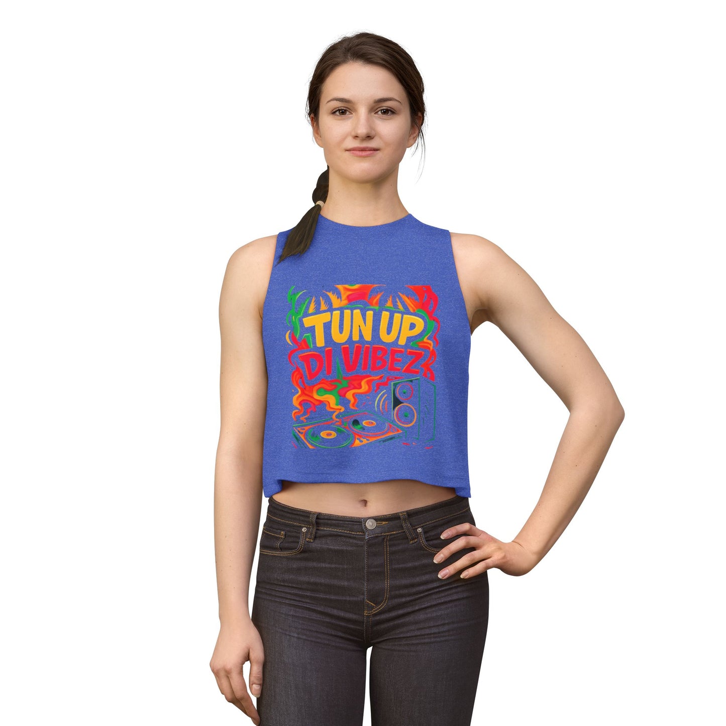 Tun Up Di Vibes Crop Top