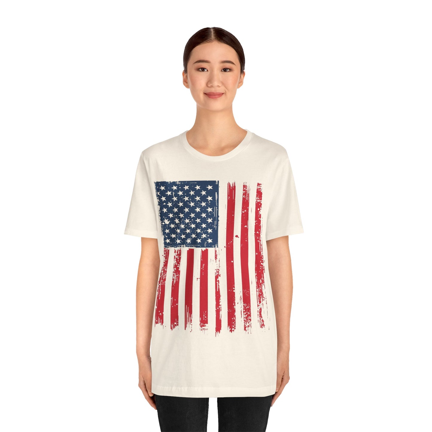 Patriotic Unisex Tee - Grunge American Flag Shirt, Independence Day Apparel, July 4th Celebration, Casual Summer Wear, Gift for [...]