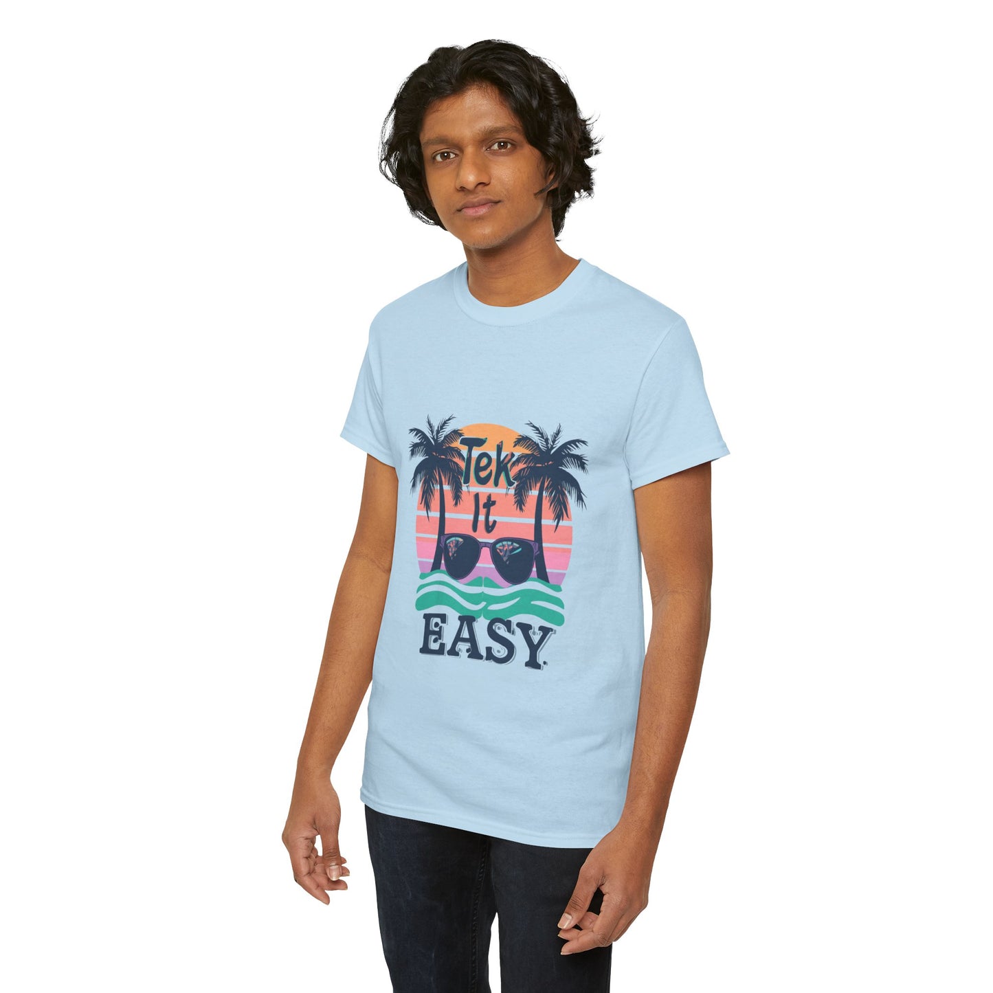 Tek It Easy T-Shirt — Funny Relaxed Vibe Tee