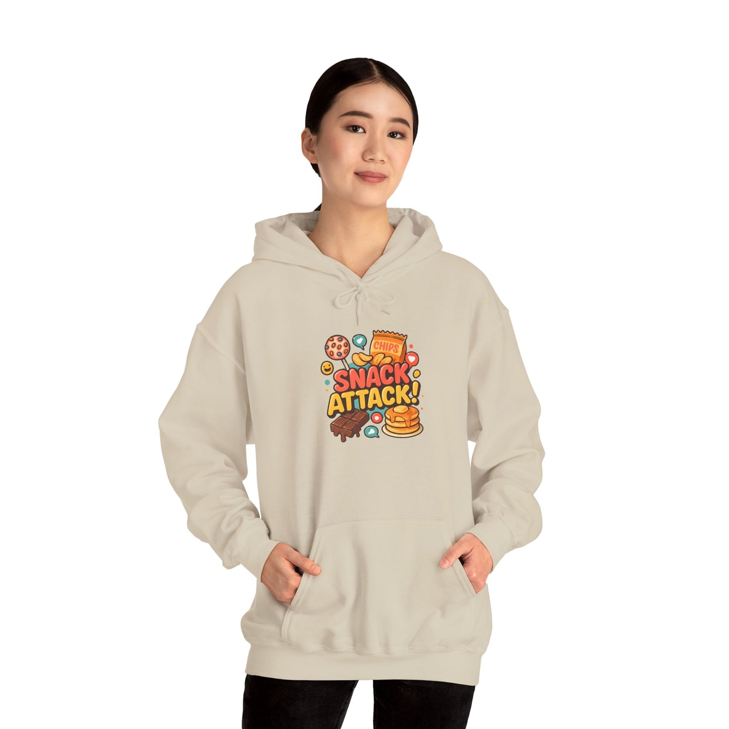 Snack Attack Unisex Heavy Blend Hoodie