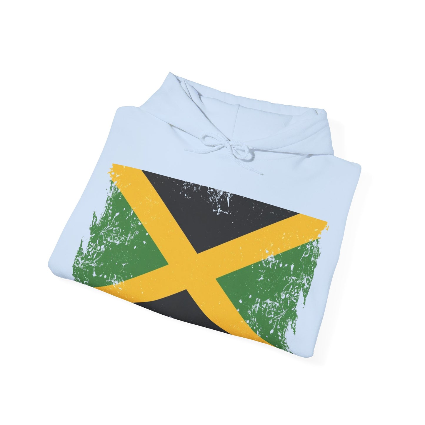 Jamaican Flag Hoodie, Unisex Heavy Blend Hooded Sweatshirt, Cool Casual Wear, Perfect for Festivals, Celebration Apparel, Gift for him/her